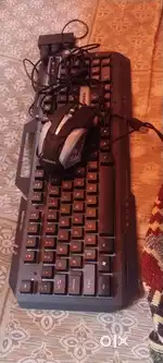 Gaming keyboard and mouse