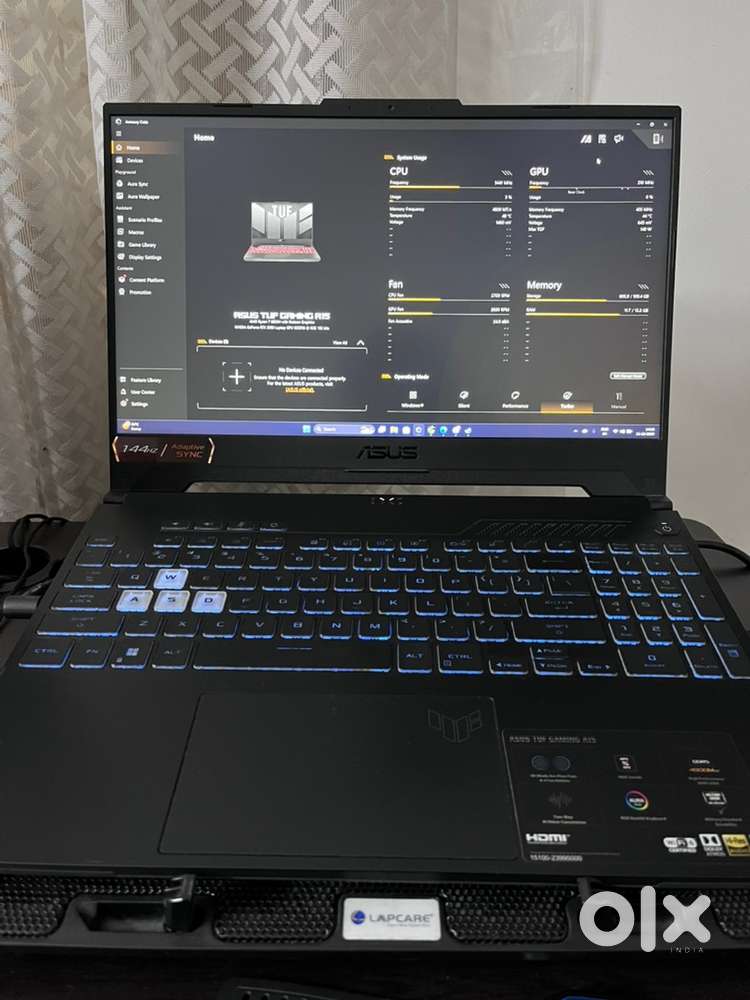 ASUS TUF A15 Gaming Laptop - Ryzen 7 6800H, RTX 3060, 16GB RAM, 512GB