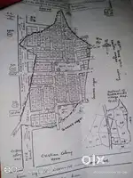 Layout 300 square yards north facing 33 feet road near O city