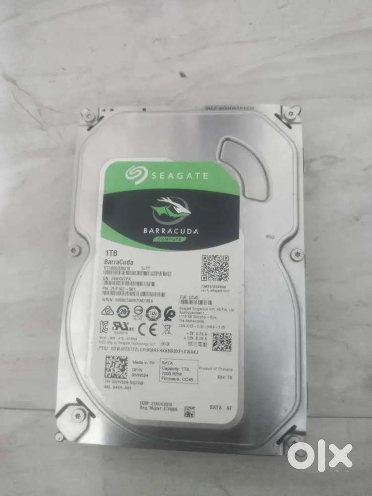 Desktop Hard Disk 1TB Good Working