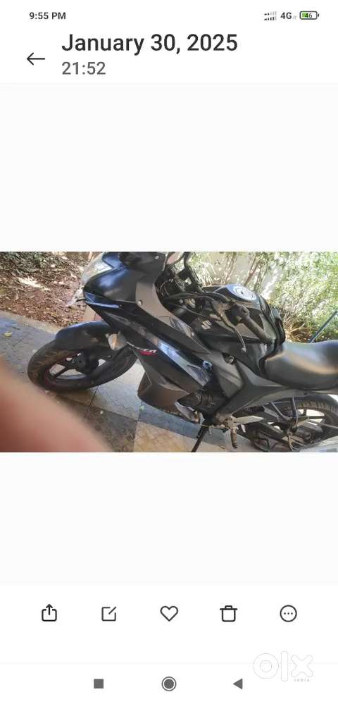 Suzukigixerblack, tyre85%, just nowengine workfinished, noc