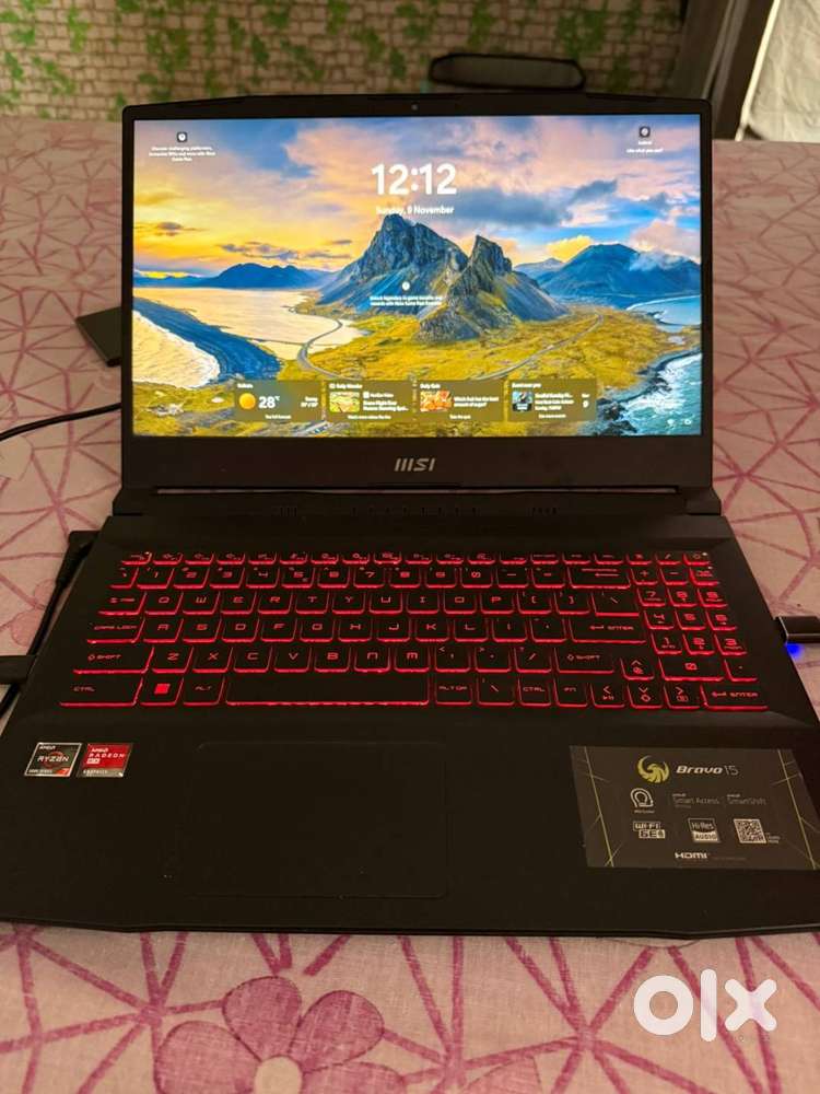 MSI Bravo 15 B5ED Ryzen 7 5800H  32 GB RAM  RX6500M Graphics – Mint