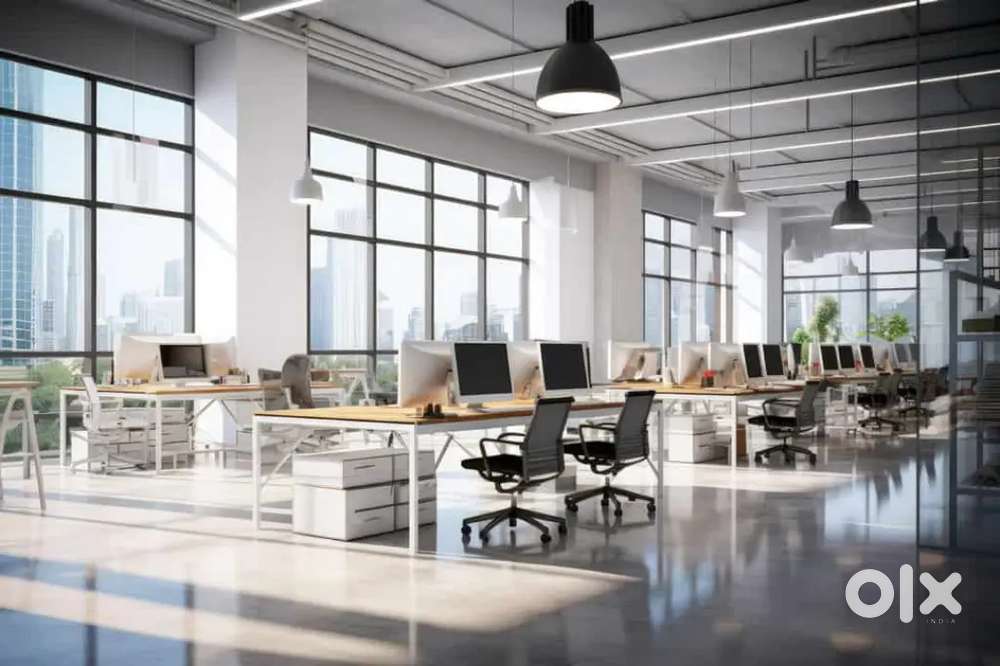 2400 sq ft  palarivattom furnished office for rent 50 meter from NH