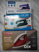 Iron Boxes {Usha-9,00/-, Crompton-400/-, Vijay-500/-}