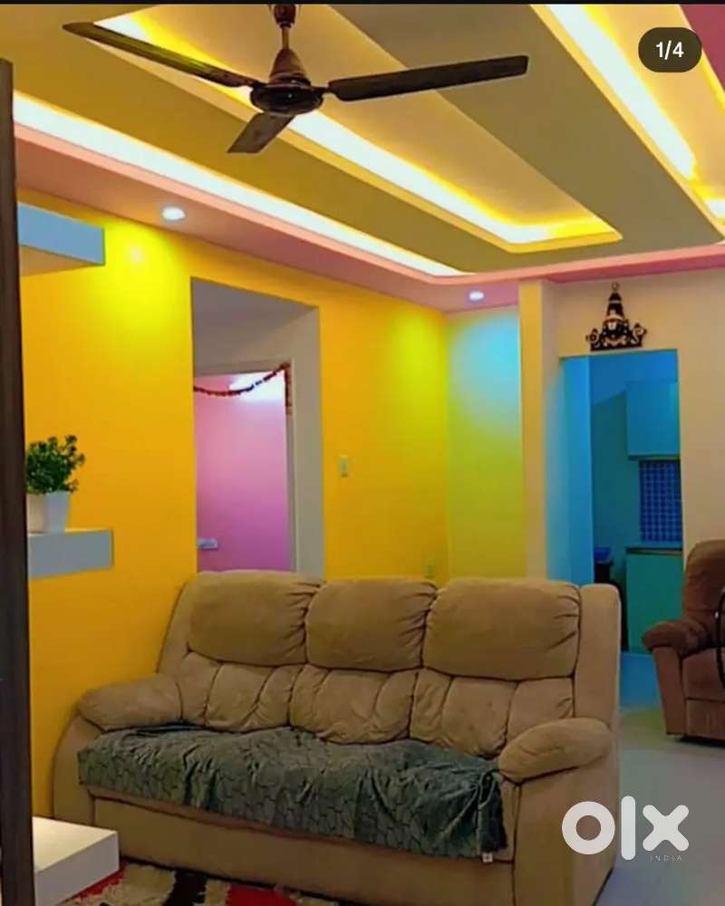 2 BHk flat for rent in gated community