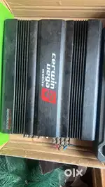 Cerwin Vega amplifier sale with 4 one under seat base
