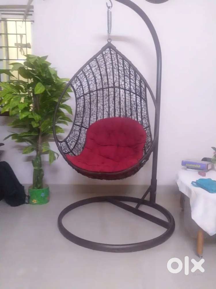 Stylish Hanging Egg Chair with Stand (Swing)