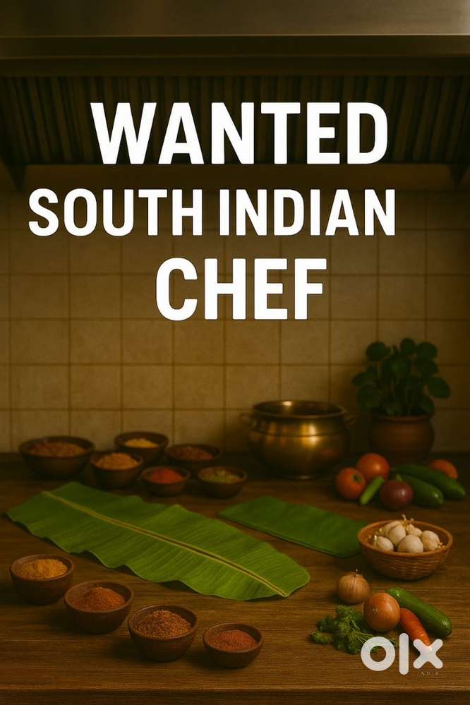 Wanted South indian chef (Andhra style)