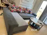 Sofa with coffe table