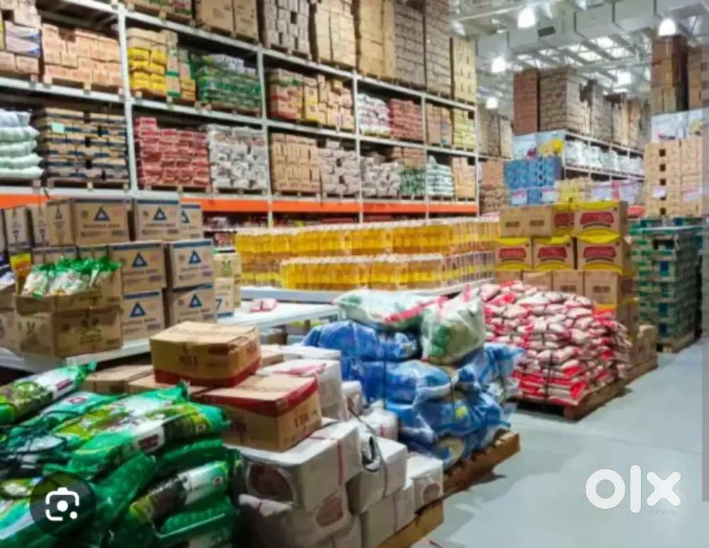 Grocery warehouse packing