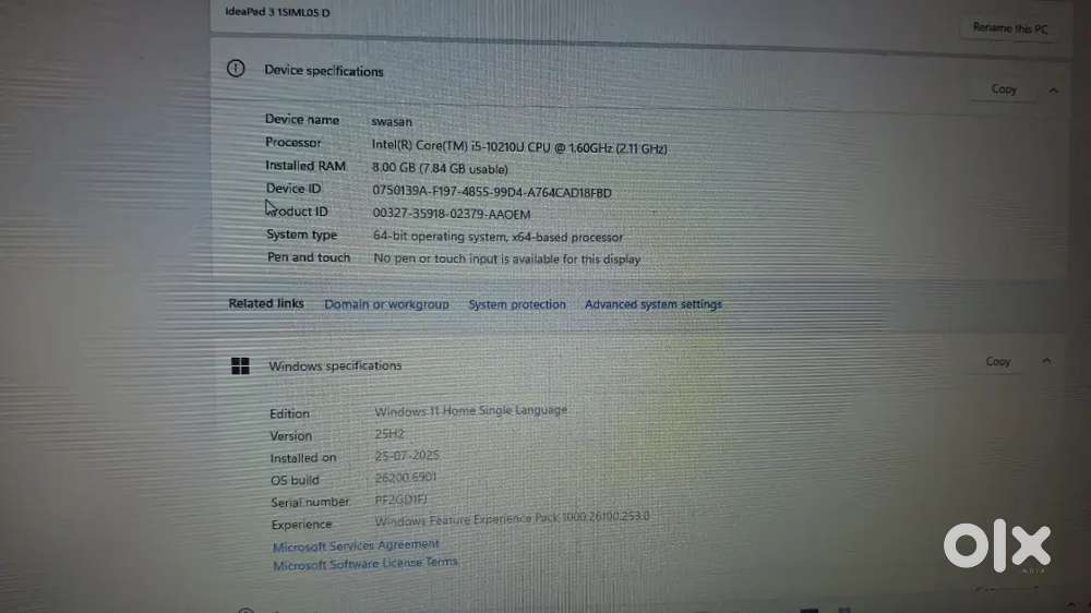 Lenovo IdeaPad 3 Intel Core i5 10th Gen