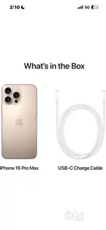 I PHONE 256 GB DESERT GOLD TITANIUM SEAL PACK