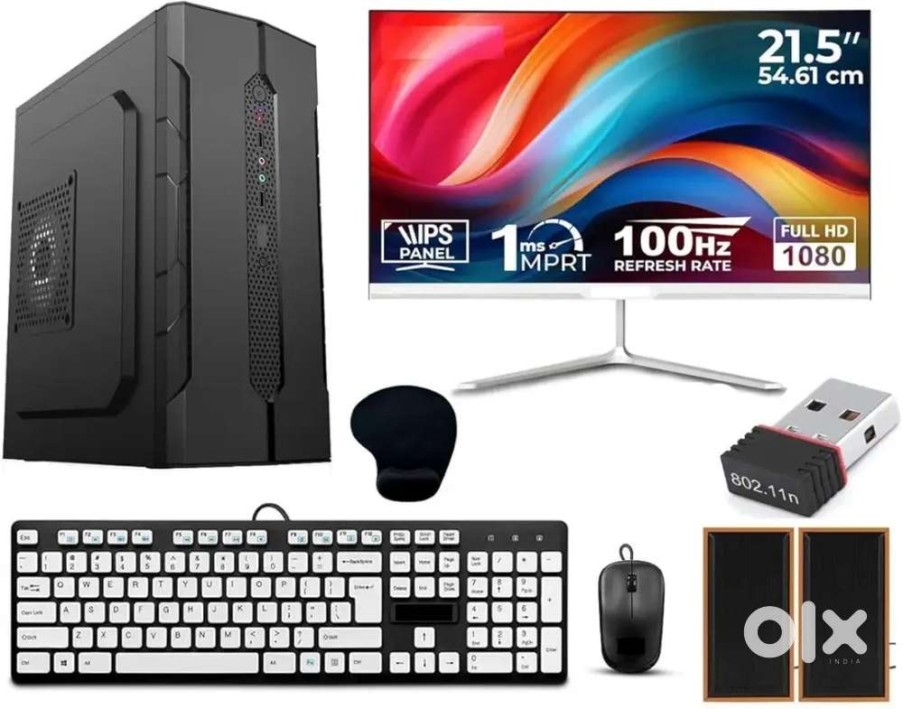 I5 Computer Setup with Led Monitor