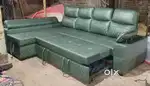Fibre model l shape sofa Cumbed only available in STARF FURNITURE