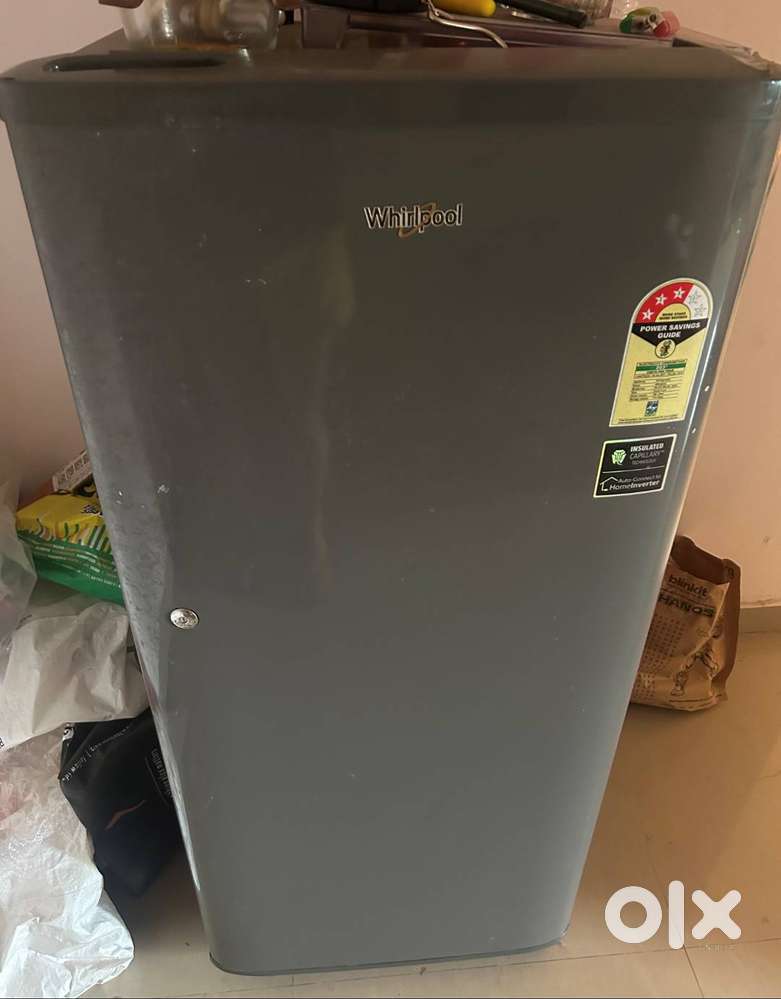 Single door Whirlpool dark grey Fridge