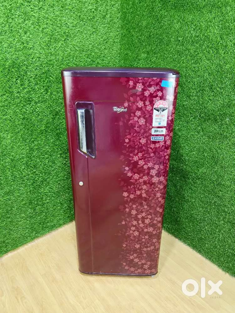 Whirlpool marron colour 2024 model Refurbished single door fridge