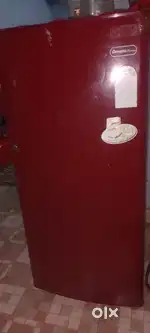 Fridge in red color