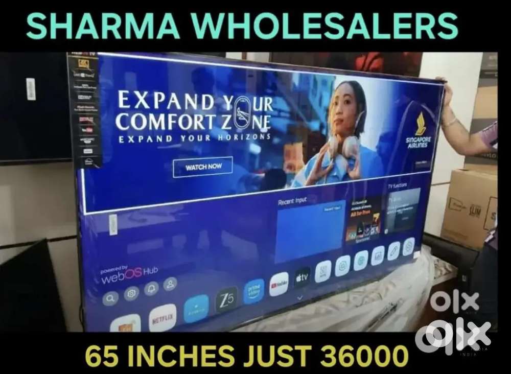 50, 55, 65, 75, inches SMART LED TV WEBOS 4K VOICE REMOTE WARANTY cod