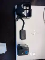 Gopro Hero black 10 with mic adapter, boyamic for motovlogging