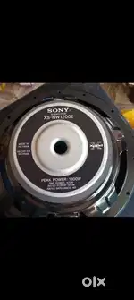Subwoofer Sony X-plod 12 and Rockford Fosgate 8