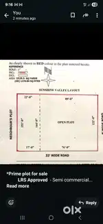 Prime plot semi commercial LRS Approved