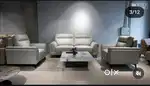 3+2 sofa set with fiber back and beautiful white colour in best look
