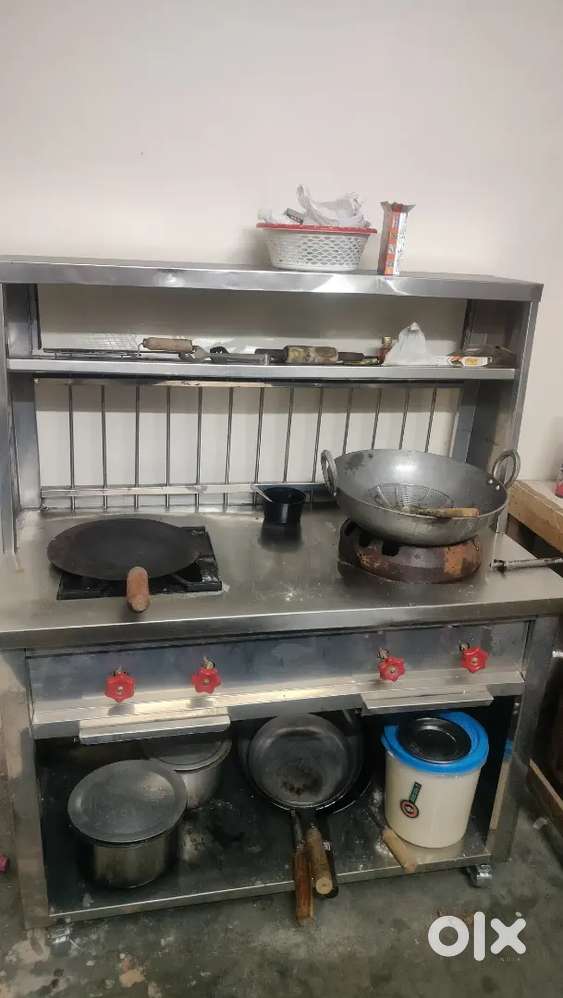 2 burner range (chinese + indian)