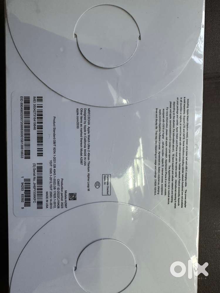 Apple Ultra Watch 2 49mm Untouched Seal Pack