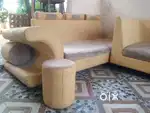 2 Full Sofa set with 4 stools