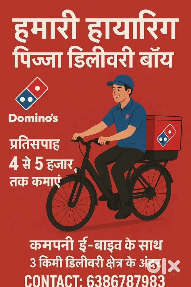 Delivery boy job