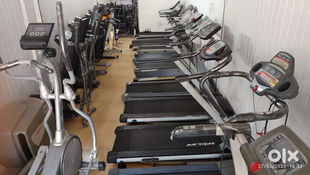 Fitness equipments showroom