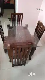 Pure wooden dining table