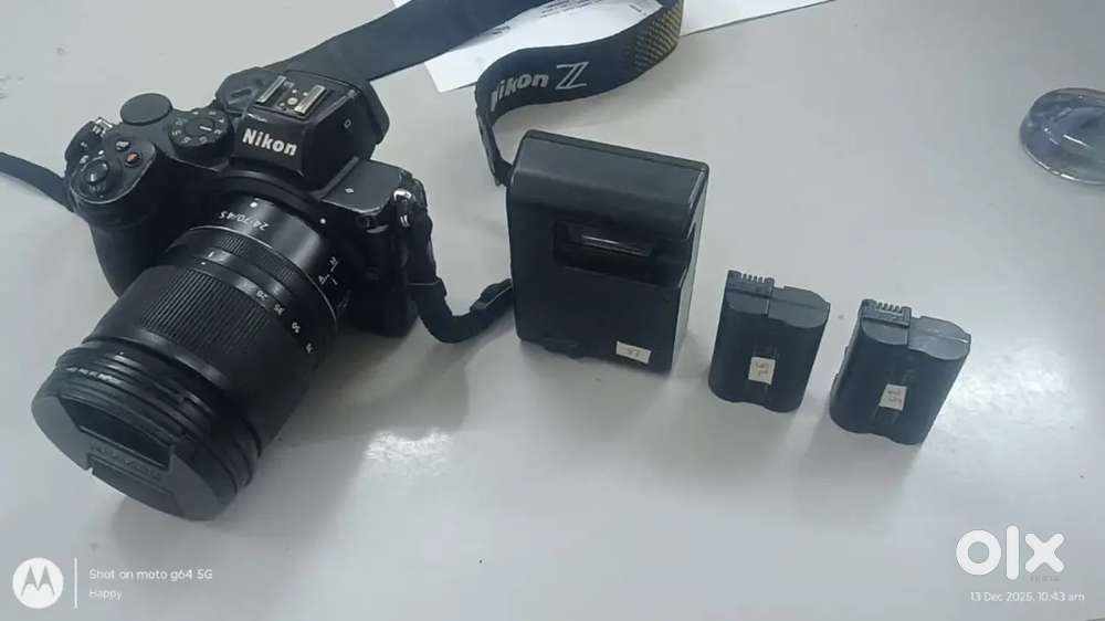 Sale  Nikon Z5 mirrorless camera 2 battery  charger bag