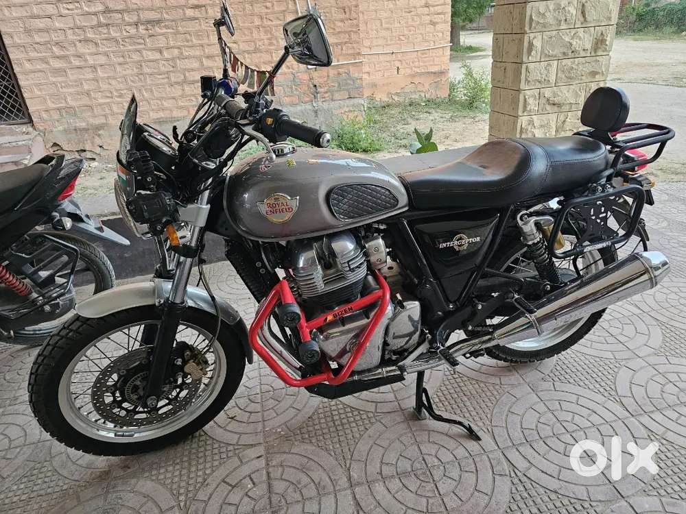 Interceptor 650 loaded with accessories in well maintained contdition