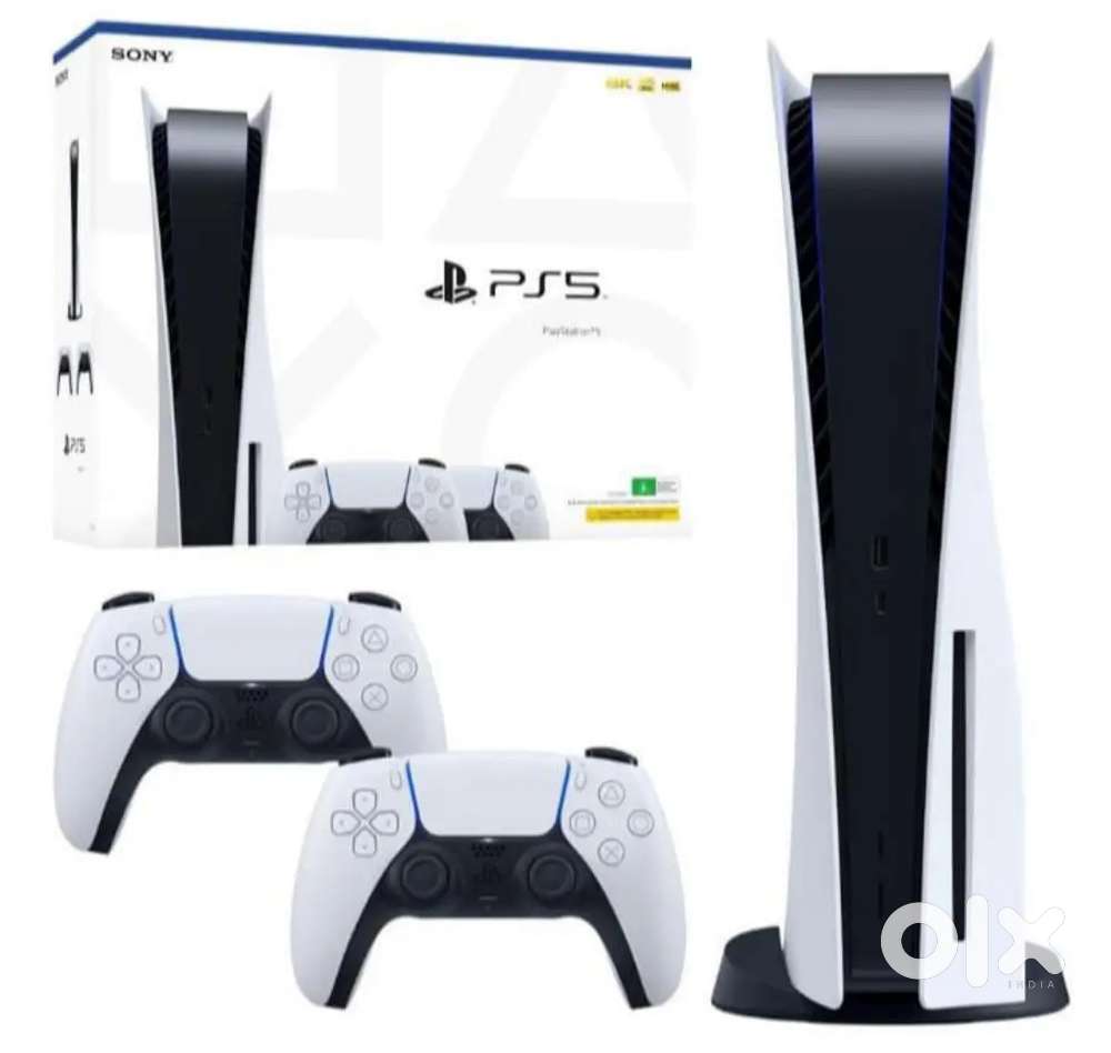 PlayStation 5 Console Bundle, 2 Games, 2 Controller Sony PS5 Disc