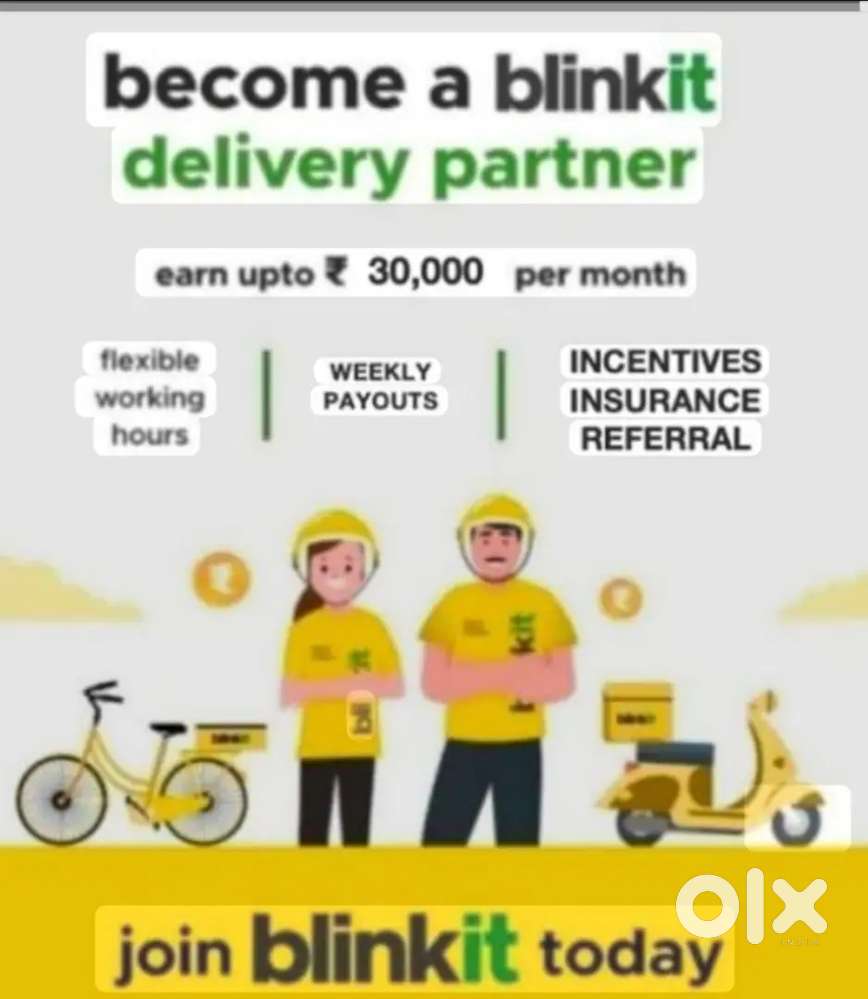 Wanted Delivery boy's Chennai Venkata Nagar weekly payment