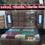 High back king size double bed full strong and durable