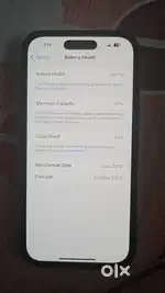 very good conditions23and i phone 15