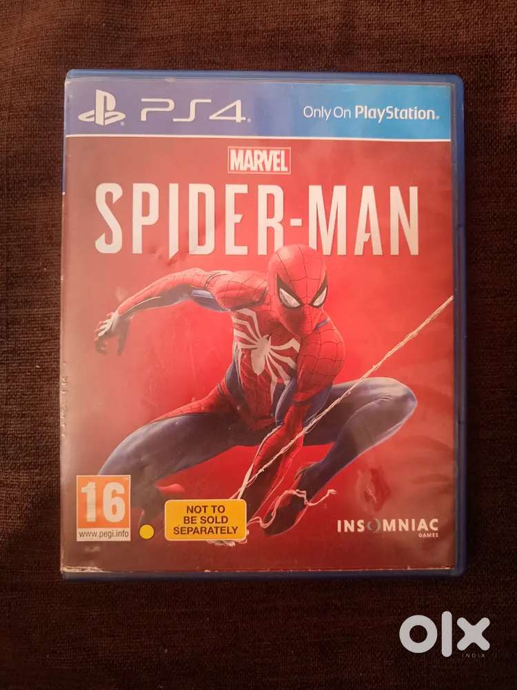 Spiderman ps4 disc for sale