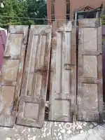 We have some wooden doors of tek any interested contact us
