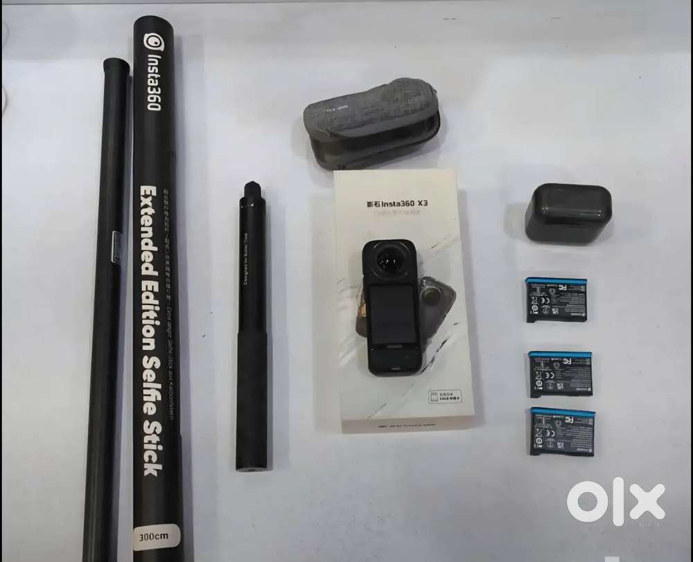 Insta360 X3 with Full Kit & Accessories (Excellent Condition)