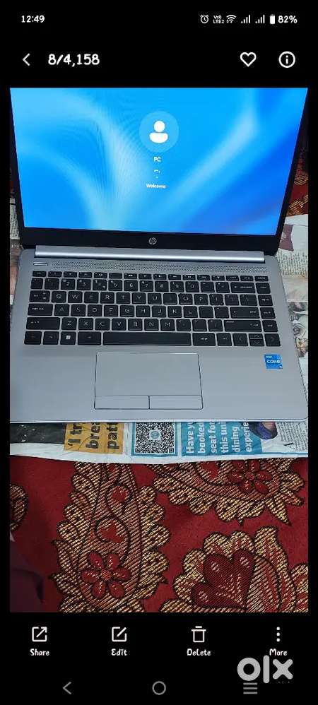 HP 240 G9 I3 12 th gen  8 gb ram /512 SSD