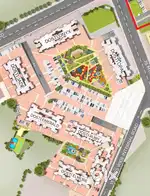 1 bhk Dosti planet North with parking new garden facing