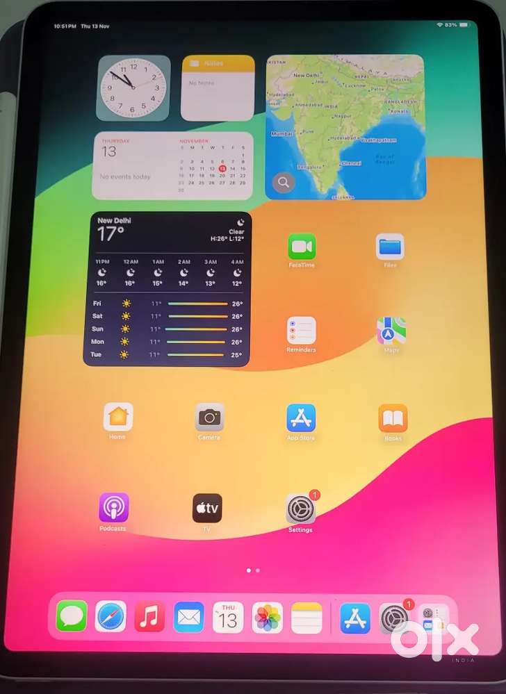 Ipad pro 3rd generation m1 with apple pencil 2 and case