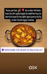 Party ke liy khane ke order book kiy jate hain