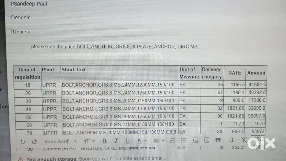 Timing 9.30 se 6 . Data entry.