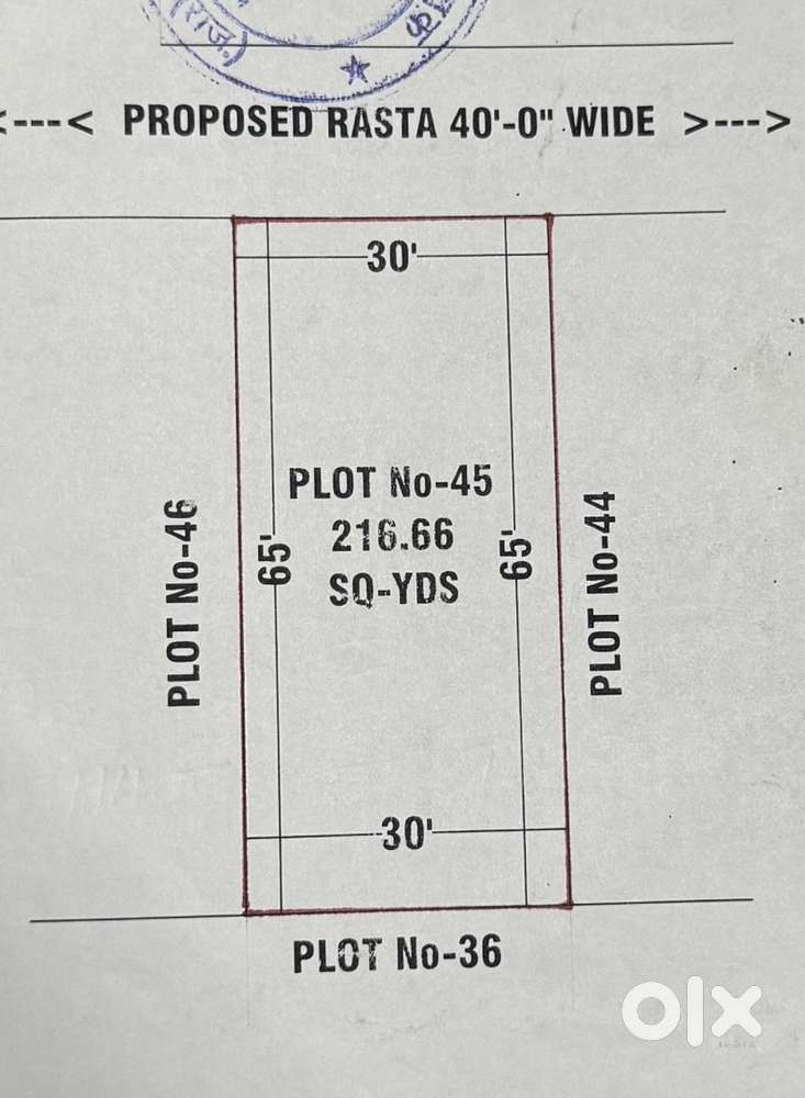 216 gaz plot East facing