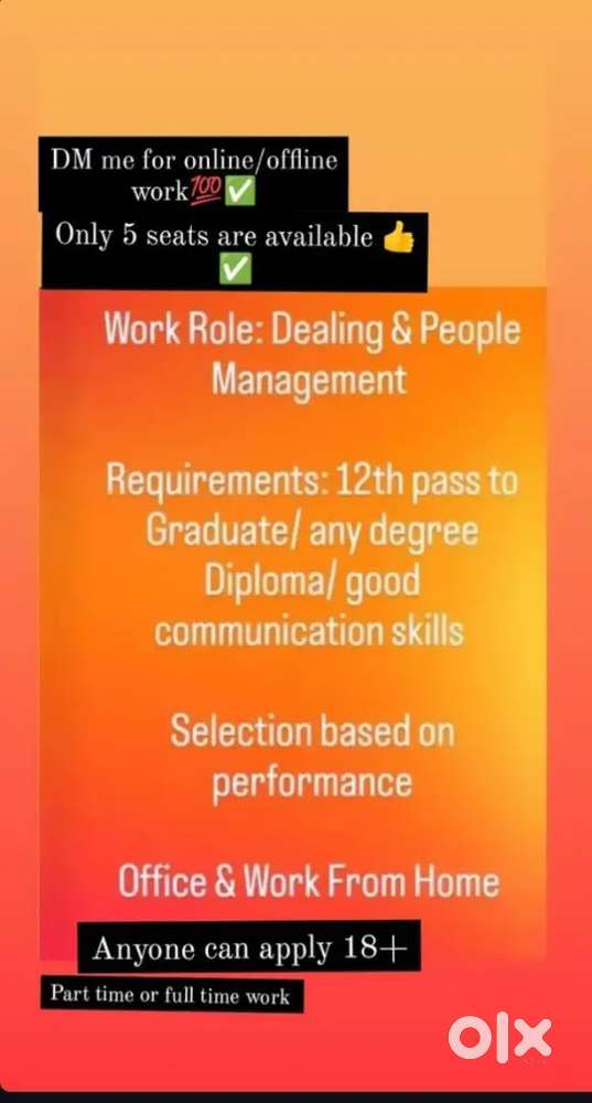 Work from home apportunity online work office work