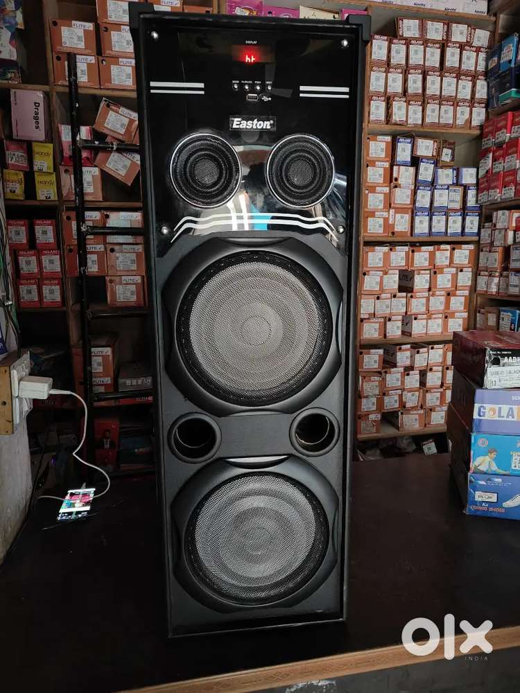Easton tower woofer with 10 inch 2 dynamic bass with 2 treble 5 inch