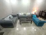 Fully cushioned Sofa Set with Centre Table
